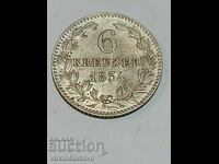 МОНЕТА-ГЕРМАНИЯ-6 кройцера. 1834г.