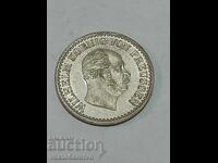 МОНЕТА-ГЕРМАНИЯ-1 сребърен грош 1868г.