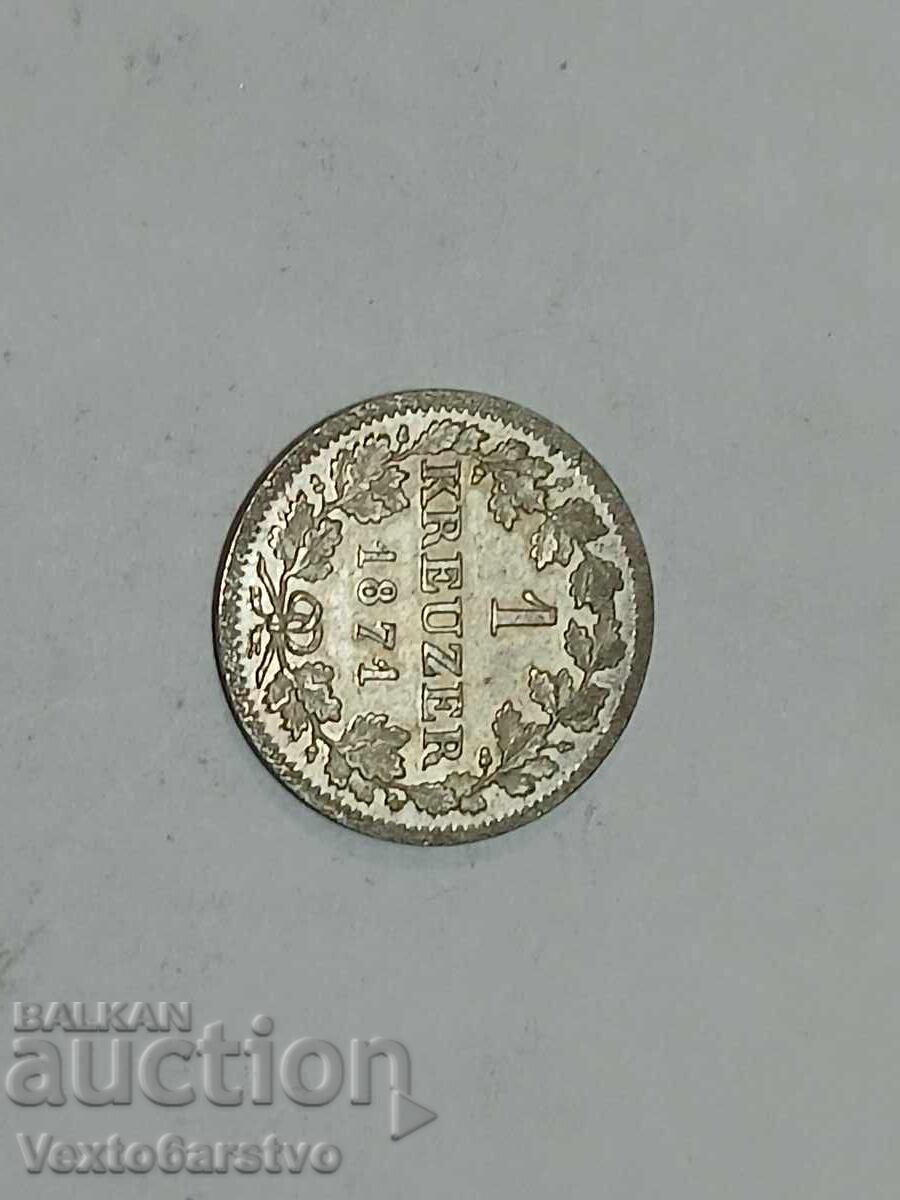 ΝΟΜΙΣΜΑ-ΓΕΡΜΑΝΙΑ-1 κρόιτσερ-Ασήμι-1871 - 5 ΝΟΜΙΣΜΑ-ΓΕΡΜΑΝΙΑ-1 κρόιτσερ-Ασήμι-1871 - 5