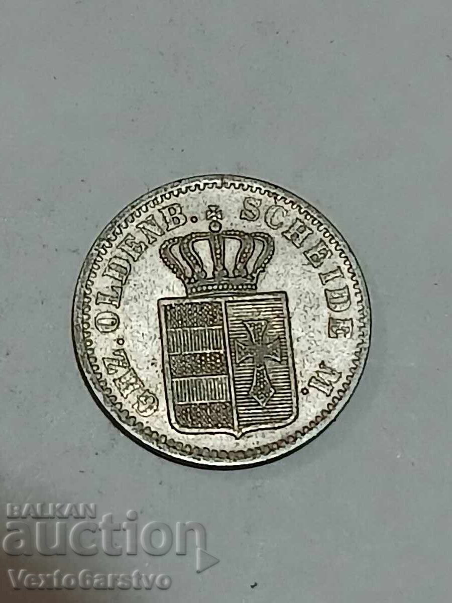 МОНЕТА-ГЕРМАНИЯ-1 /2 ра сребърен грош-1869г. с цена € 29.99 | 58.66 лв. МОНЕТА-ГЕРМАНИЯ-1 /2 ра сребърен грош-1869г. с цена € 29.99 | 58.66 лв.