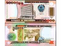 +++ MOZAMBIQUE 50000 MECATIES P 138 1993 UNC +++