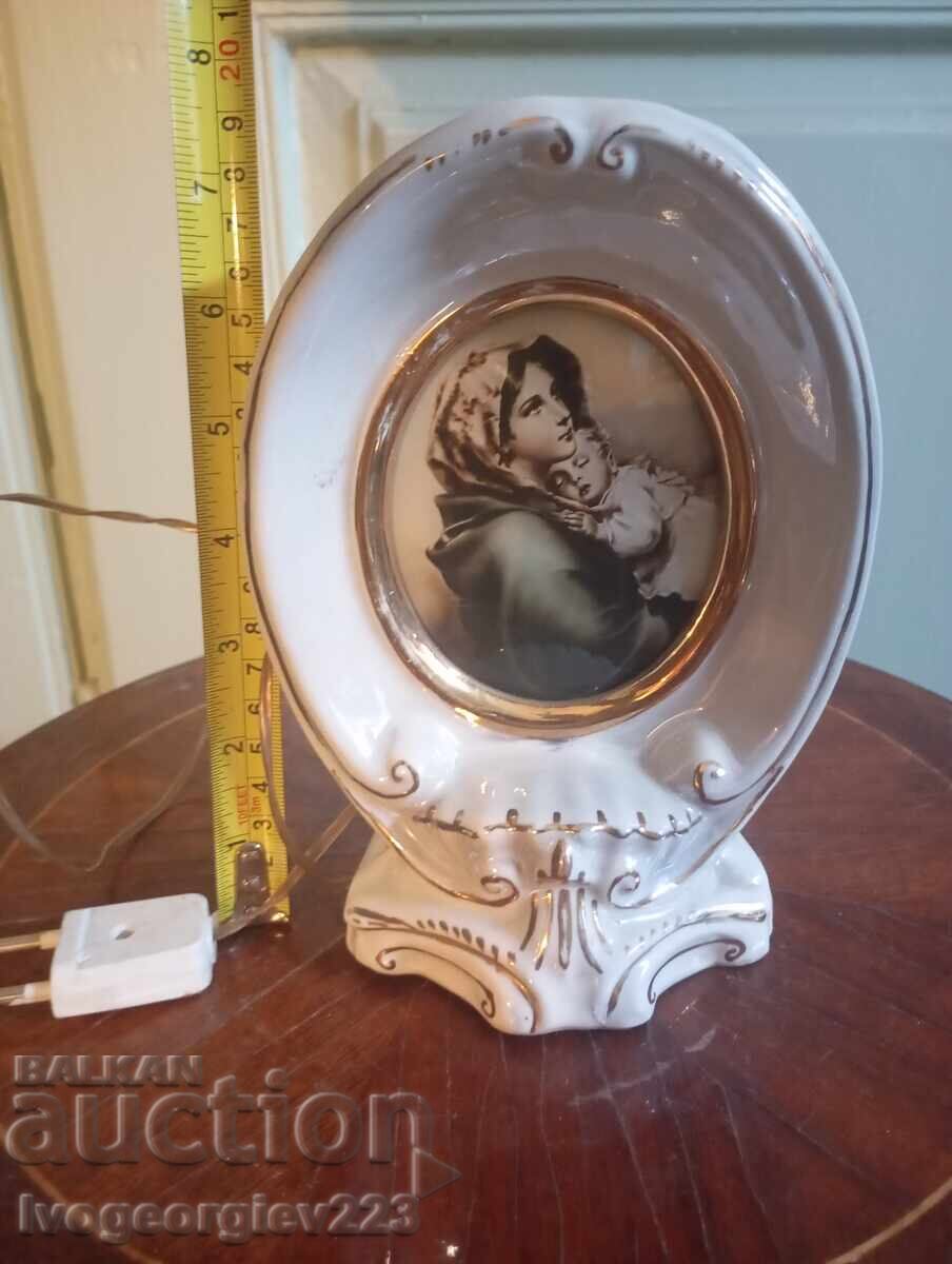 Πορσελάνινο καντήλι με φωτισμό