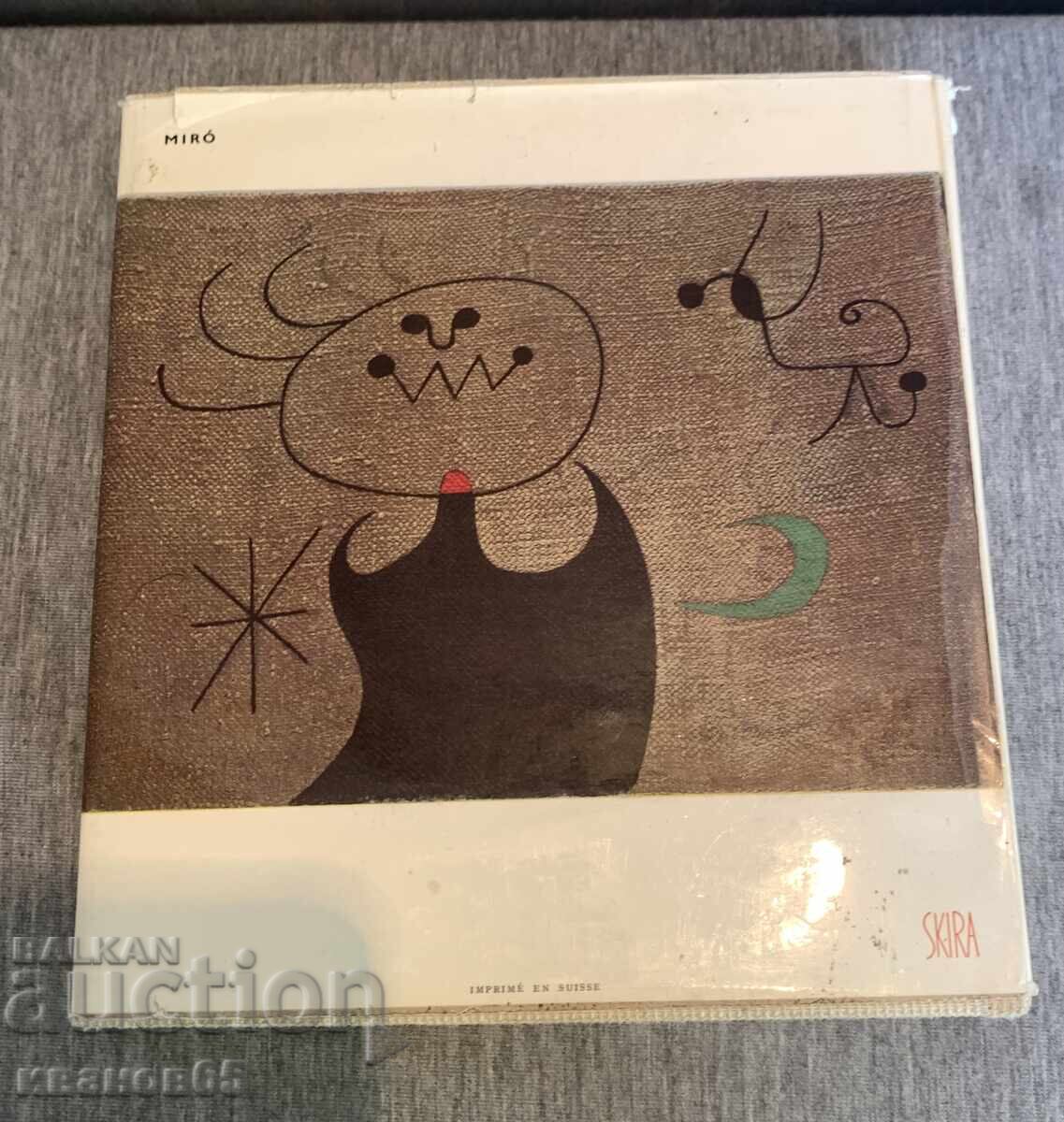Auction  Art book "Miró" by Jacques Lassaigne published by Skira