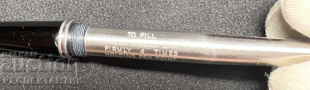Delivery of VINTAGE FOUNTAIN PEN 18 KARAT GOLD NIB PARKER 51 Delivery of VINTAGE FOUNTAIN PEN 18 KARAT GOLD NIB PARKER 51