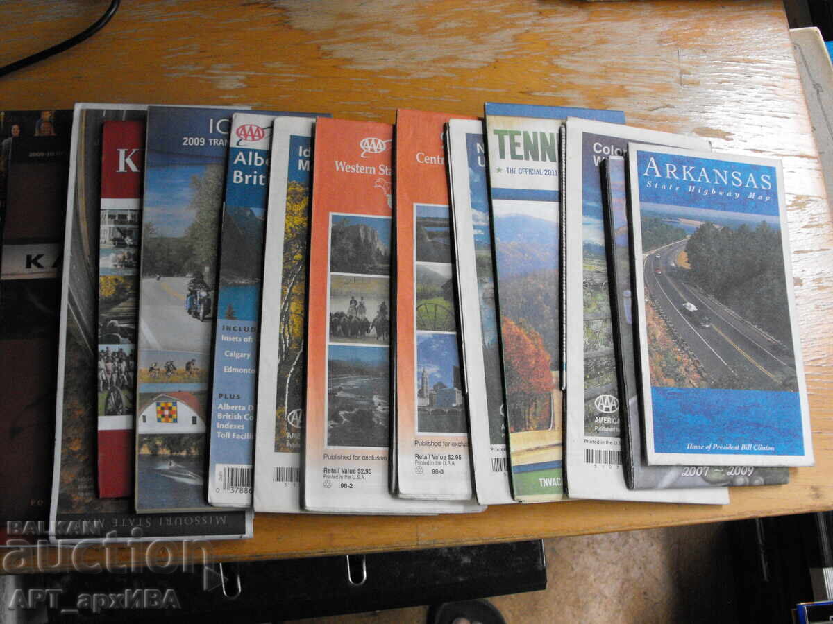 Road maps of various US states Road maps of various US states