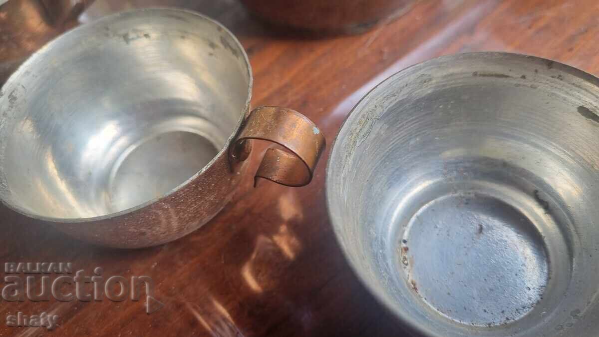 Παλιό χάλκινο μπρίκι με χάλκινα φλιτζάνια - 7 Παλιό χάλκινο μπρίκι με χάλκινα φλιτζάνια - 7