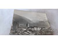 Carte poștală Bansko cu Pirin 1960