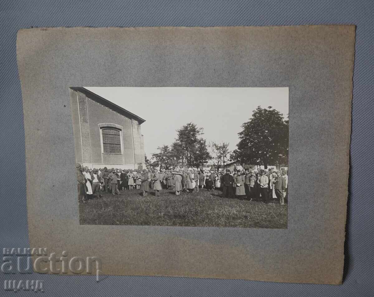 1915 Fotografie militară ofițeri uniformă sărbătoare fanfară cu preț € 10.45 | 20.44 BGN 1915 Fotografie militară ofițeri uniformă sărbătoare fanfară cu preț € 10.45 | 20.44 BGN