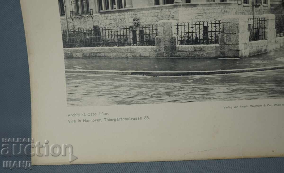 1900 Виена архитектурна литография на влиа сграда къща с цена € 2.60 | 5.09 лв. 1900 Виена архитектурна литография на влиа сграда къща с цена € 2.60 | 5.09 лв.