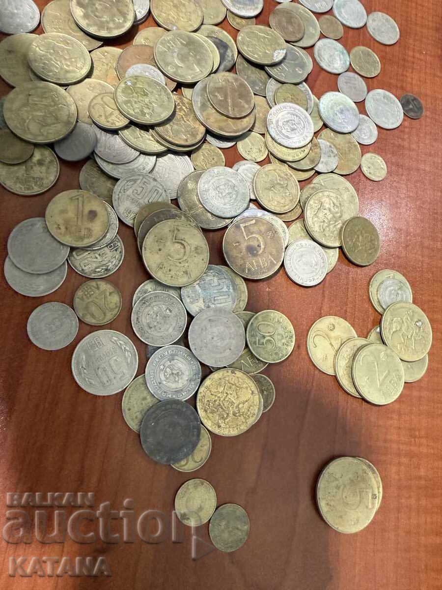 Лот монети българия 160 броя с цена € 15.00 | 29.34 лв.