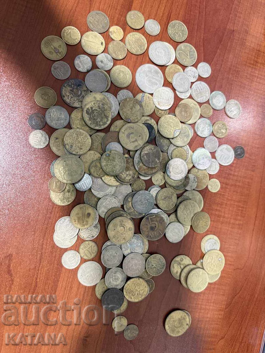 Лот монети българия 160 броя