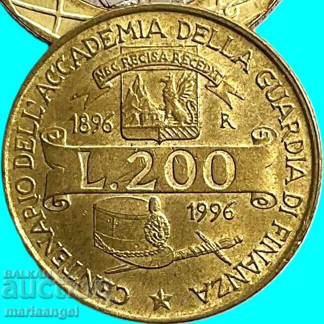 200 λίρες 1996 Ιταλία 100 χρόνια - ιωβηλαίο - 7