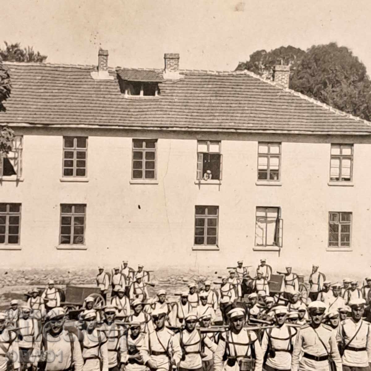 Delivery of 1930s soldiers barracks photo Kingdom of Bulgaria Delivery of 1930s soldiers barracks photo Kingdom of Bulgaria