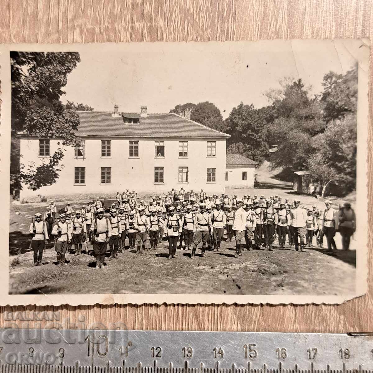 1930s soldiers barracks photo Kingdom of Bulgaria 1930s soldiers barracks photo Kingdom of Bulgaria