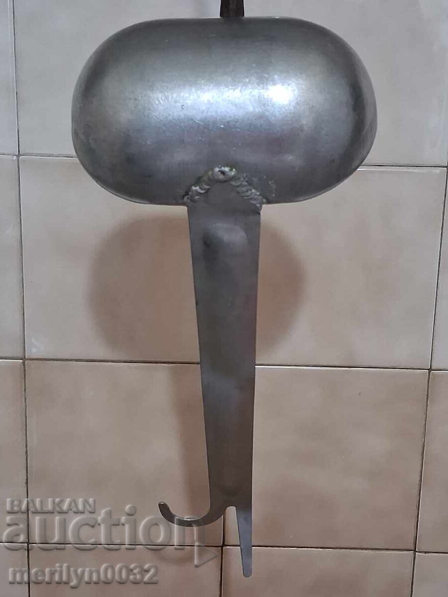 Auction Vintage spoon professional ladle chrome-nickel early socialist era, USSR Auction Vintage spoon professional ladle chrome-nickel early socialist era, USSR