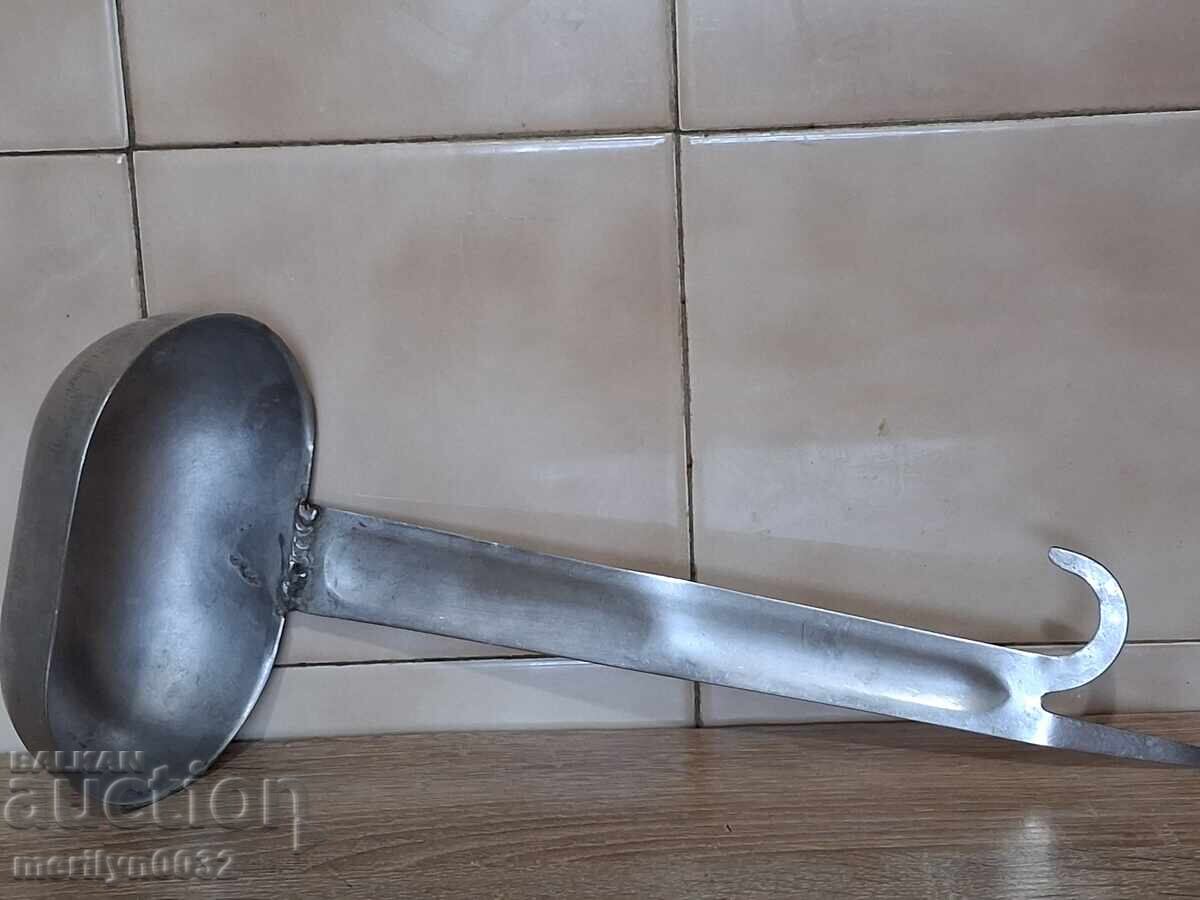 Delivery of Vintage spoon professional ladle chrome-nickel early socialist era, USSR Delivery of Vintage spoon professional ladle chrome-nickel early socialist era, USSR