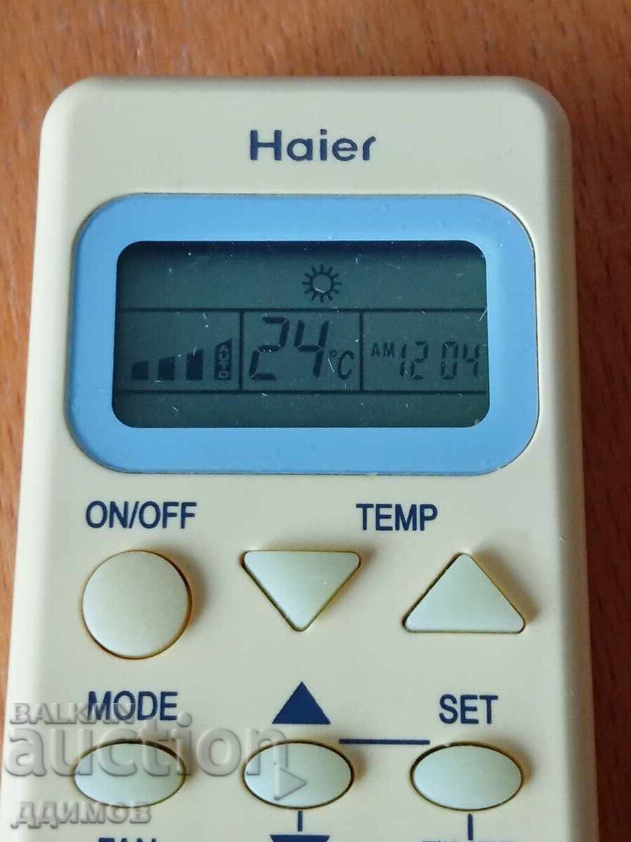 Delivery of HAIER air conditioner remote control