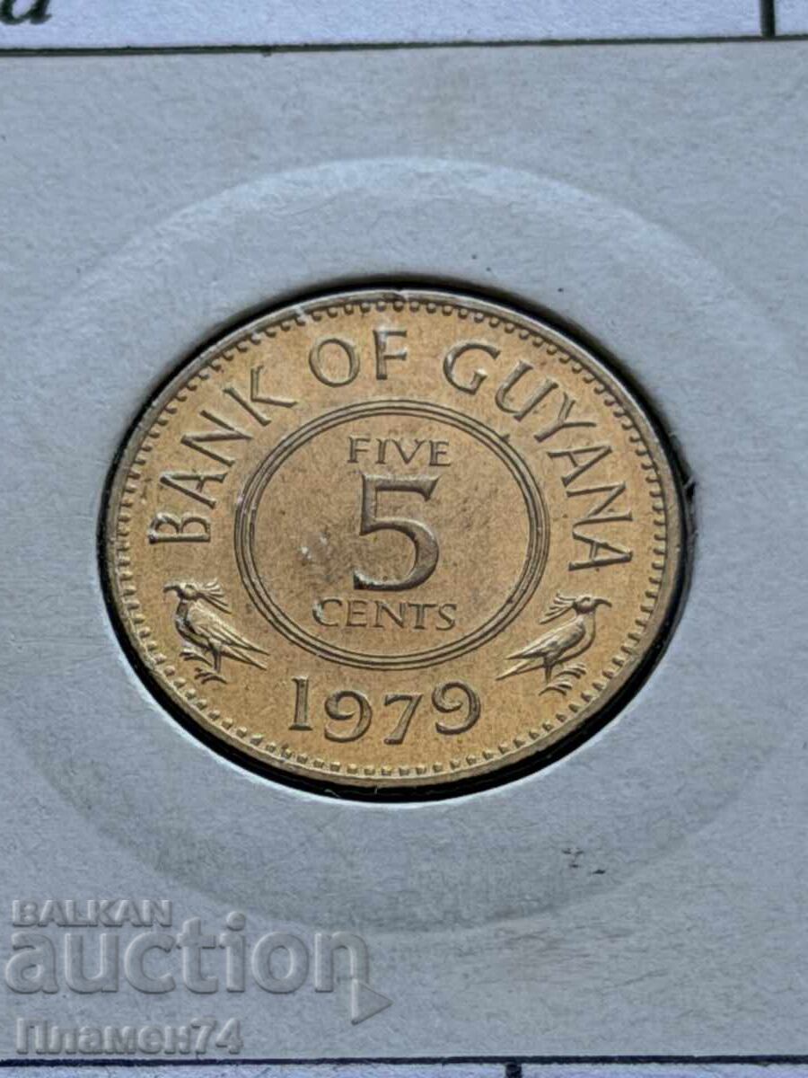 5 cenți 1979 Guyana