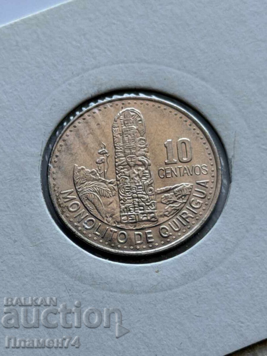 10 сентавос 2010 Гватемала