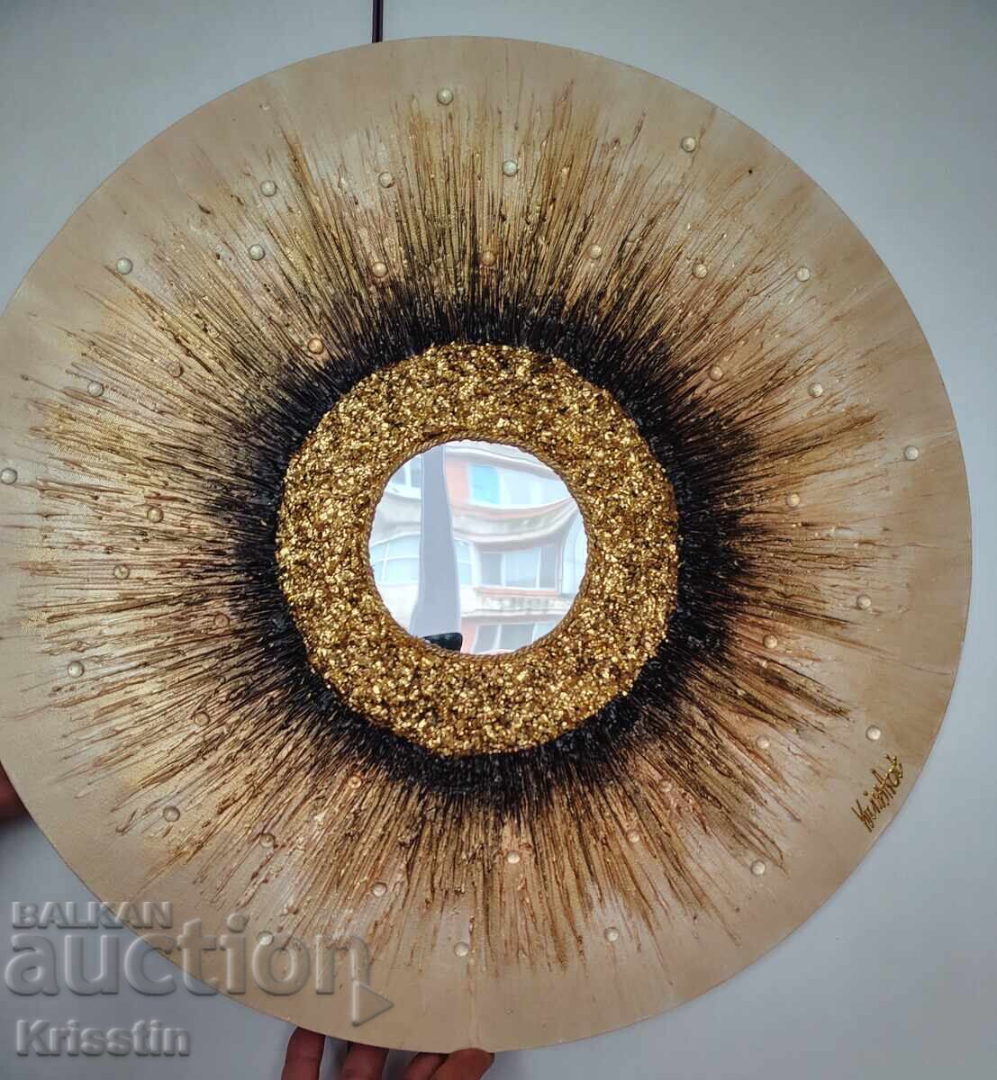 Relief painting mixed media