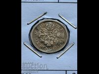6 pence 1954 Marea Britanie