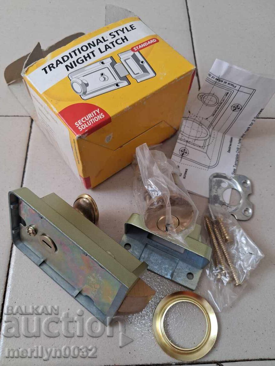 Old door lock latch mechanism bolt - 5
