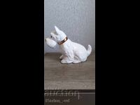 Porcelain dog with stamp