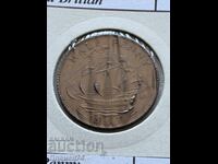 1/2 penny 1966 Marea Britanie