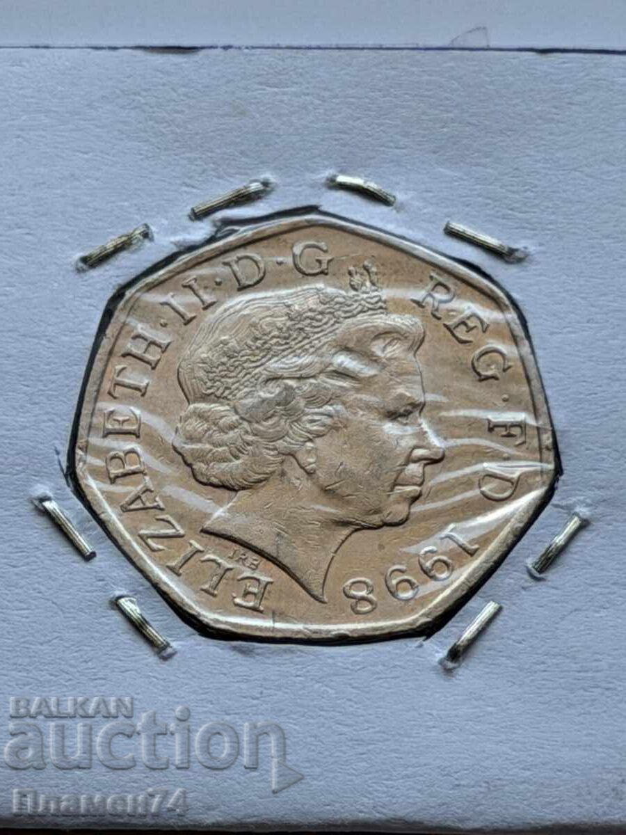 50 πένες 1998 Μεγάλη Βρετανία προσχωρεί στην ΕΕ με τιμή € 12.00 | 23.47 BGN