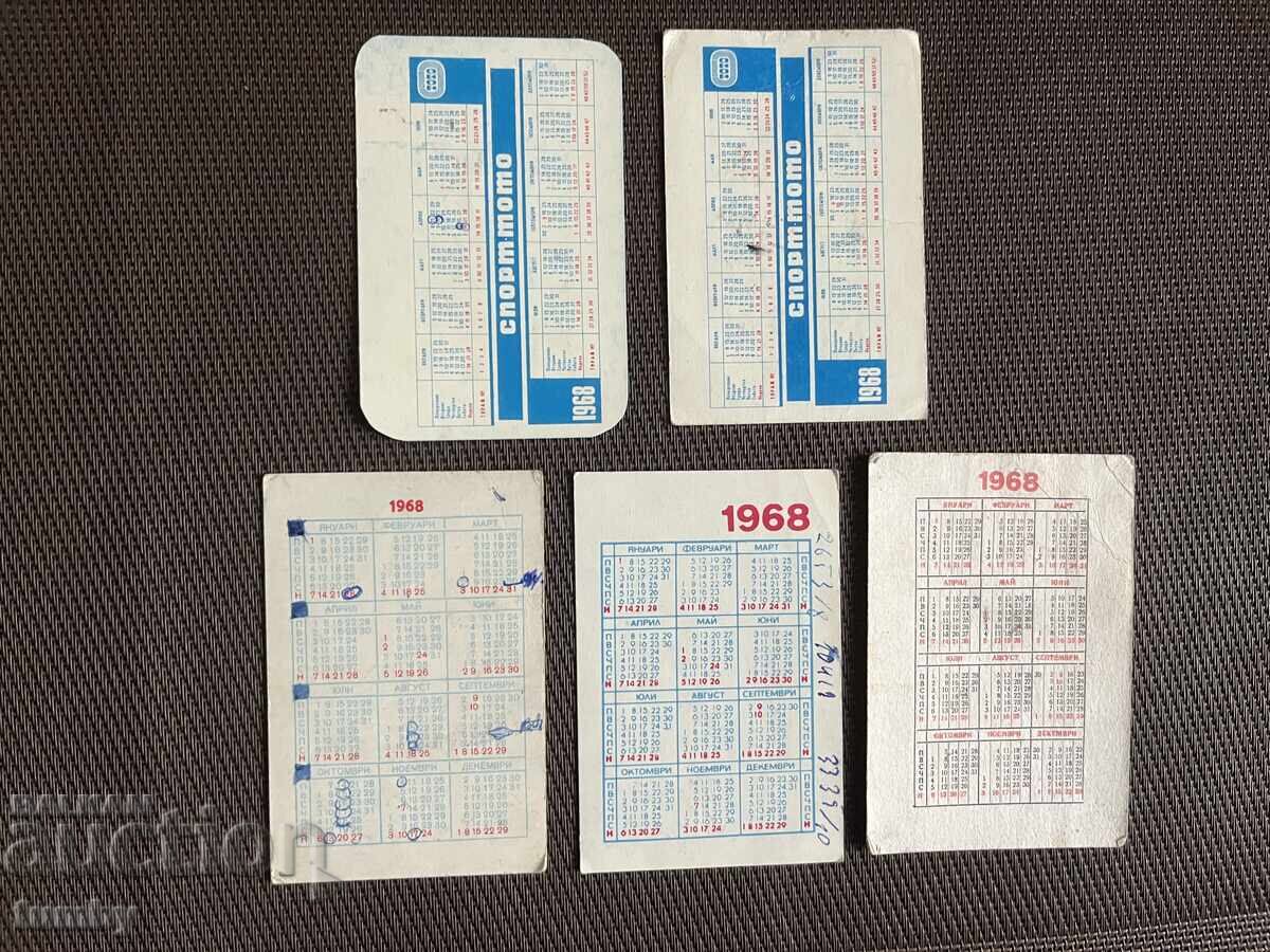 Ημερολογιάκια 1968 με τιμή € 2.00 | 3.91 BGN