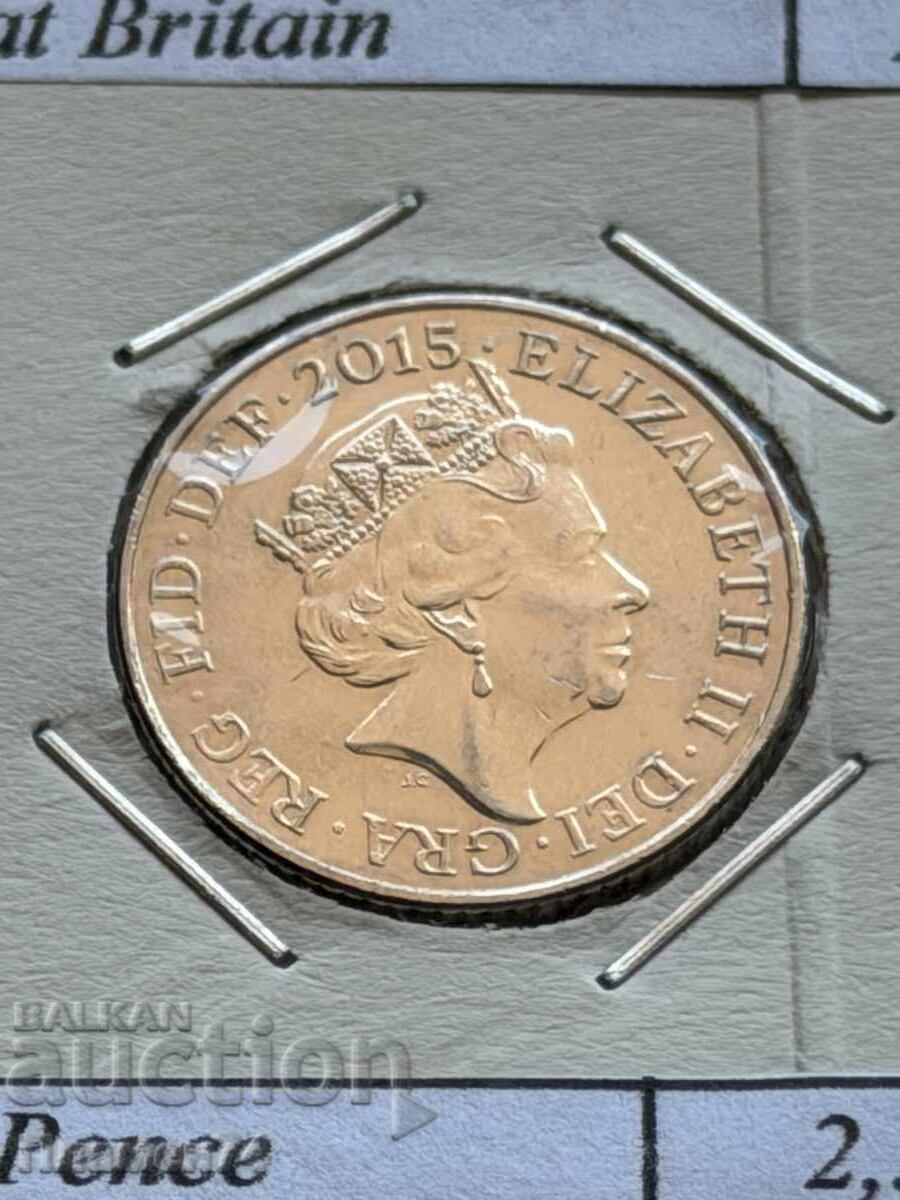 10 πένες 2015 Μεγάλη Βρετανία με τιμή € 2.00 | 3.91 BGN