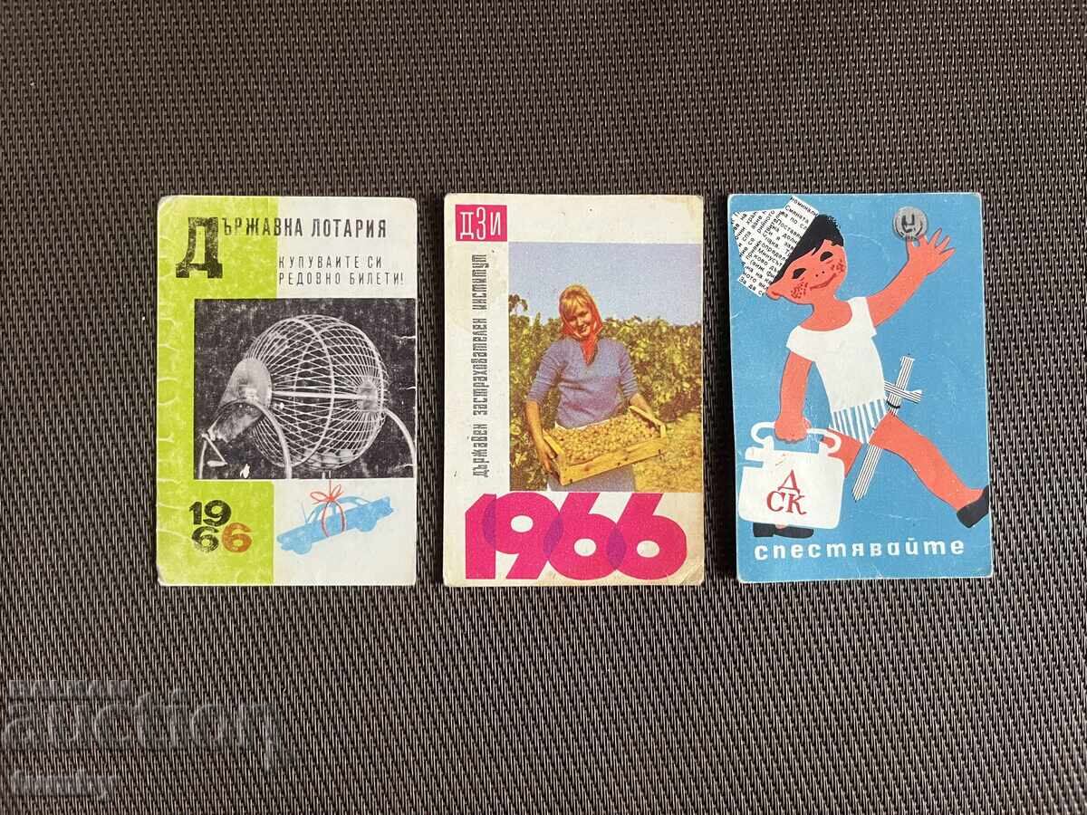 Календарчета 1966 г. Календарчета 1966 г.