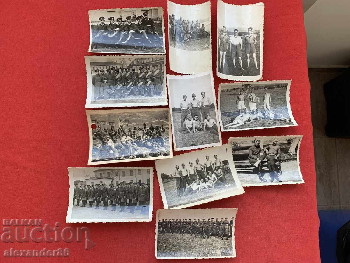 Lot militar fotografii vechi 22 buc - 5 Lot militar fotografii vechi 22 buc - 5
