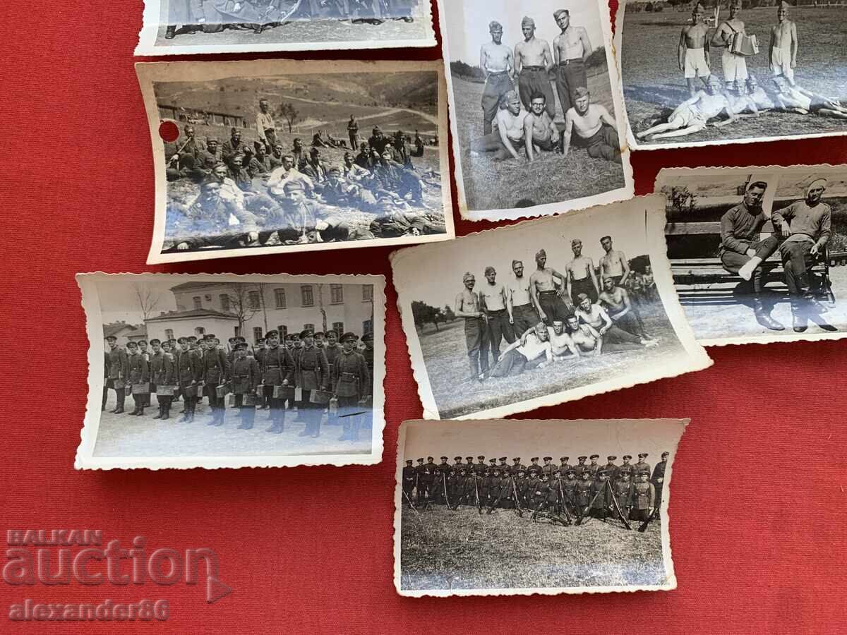 Lot militar fotografii vechi 22 buc - 6 Lot militar fotografii vechi 22 buc - 6