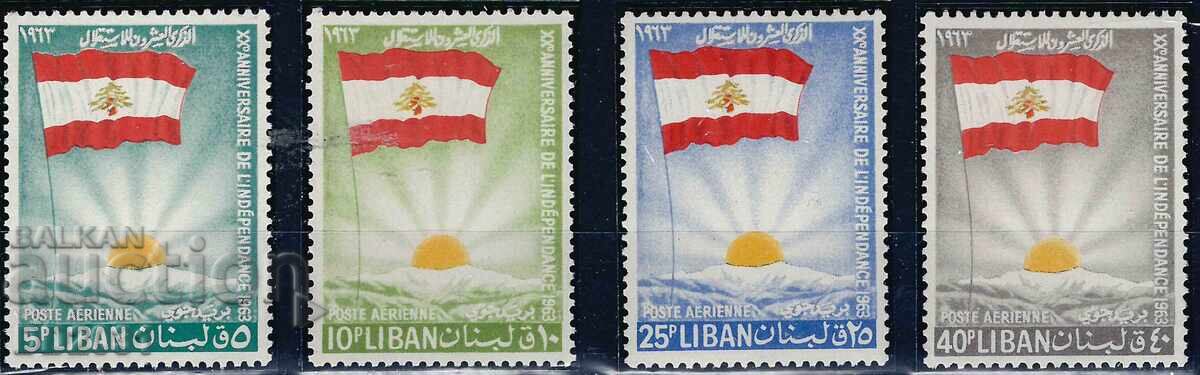 Lebanon 1963 - Flags MNH Lebanon 1963 - Flags MNH