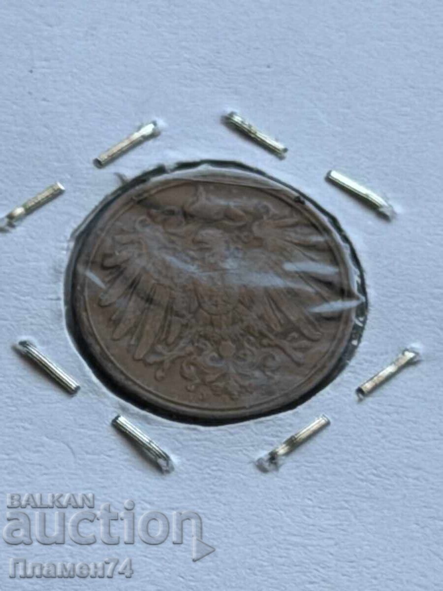 1 πφένιγκ 1904 Γερμανία με τιμή € 1.00 | 1.96 BGN
