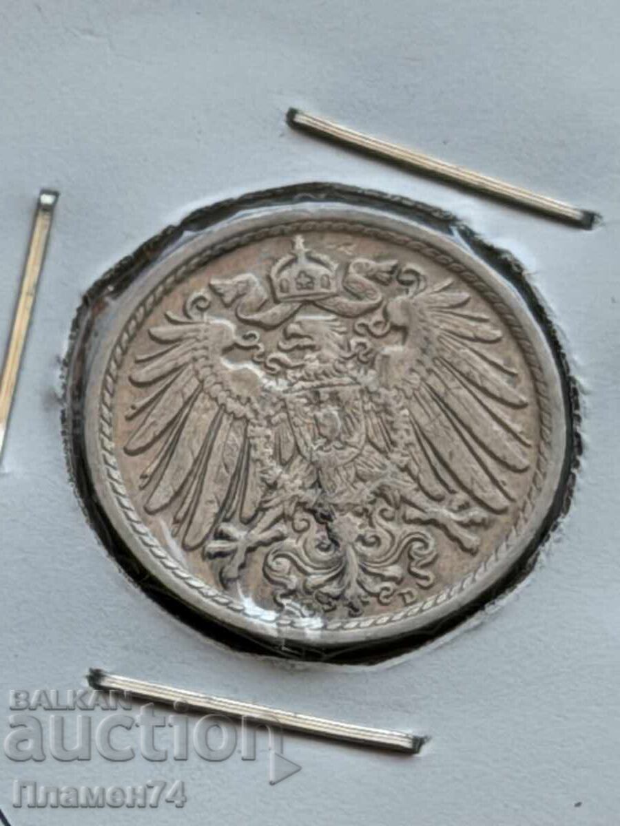 5 pfennig 1912 Germania cu preț € 1.00 | 1.96 BGN