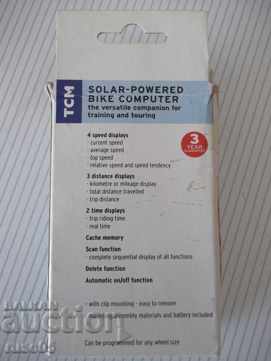 Auction Speedometer "TCM" for bicycle new - 1 Auction Speedometer "TCM" for bicycle new - 1
