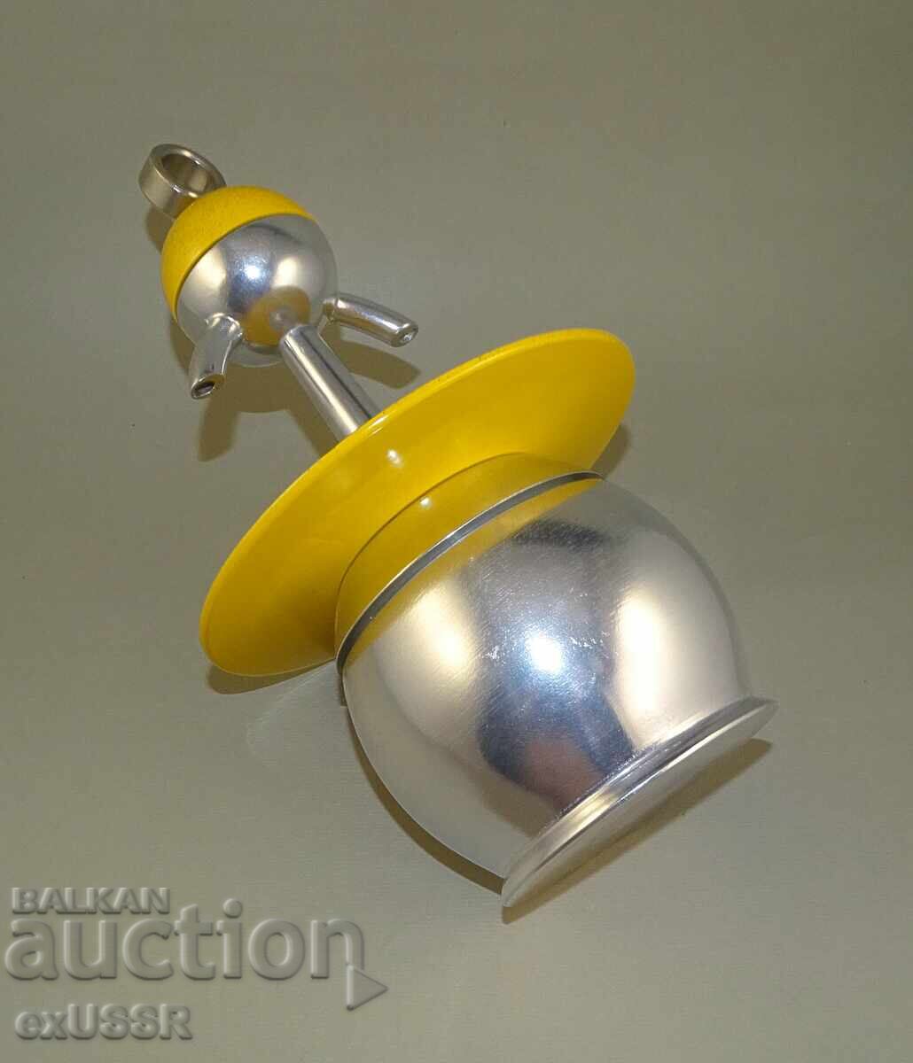 Delivery of Italian designer coffee maker with 2 cups