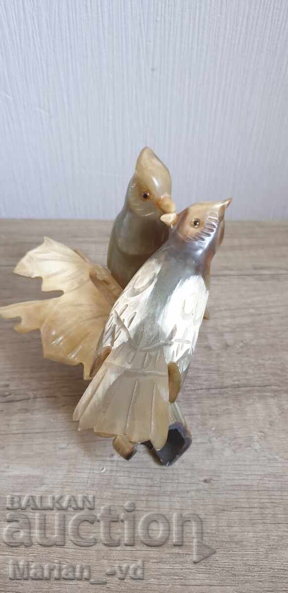Two birds made of bone - 5