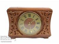 Wooden carved table clock VESNA USSR - not working