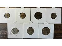 Full set of commemorative coins 1981 - 1300 years Bulgaria