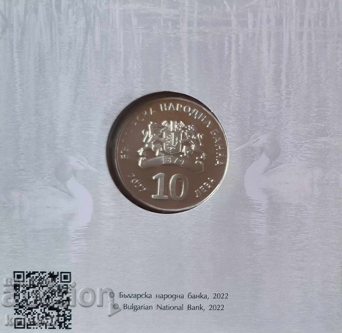 10 лева 2022 година Голям Гмурец с цена € 140.00 | 273.82 лв.