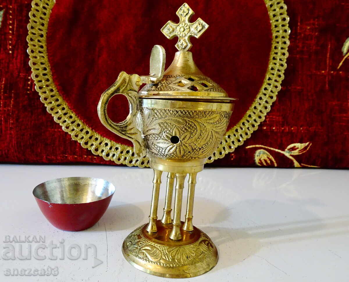Bronze censer, Orthodox, unused with price € 33.00 | 64.54 BGN