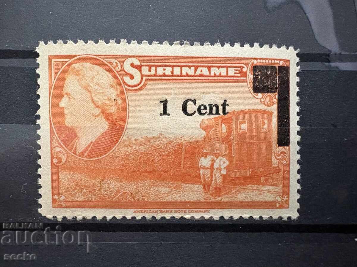 Суринам  - Марка от 1945 г. с доплащане (1950) MNH
