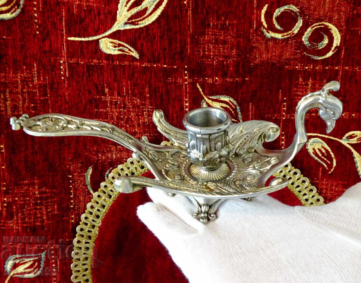 Калаен свещник птица Феникс,Italy. с цена € 36.00 | 70.41 лв.