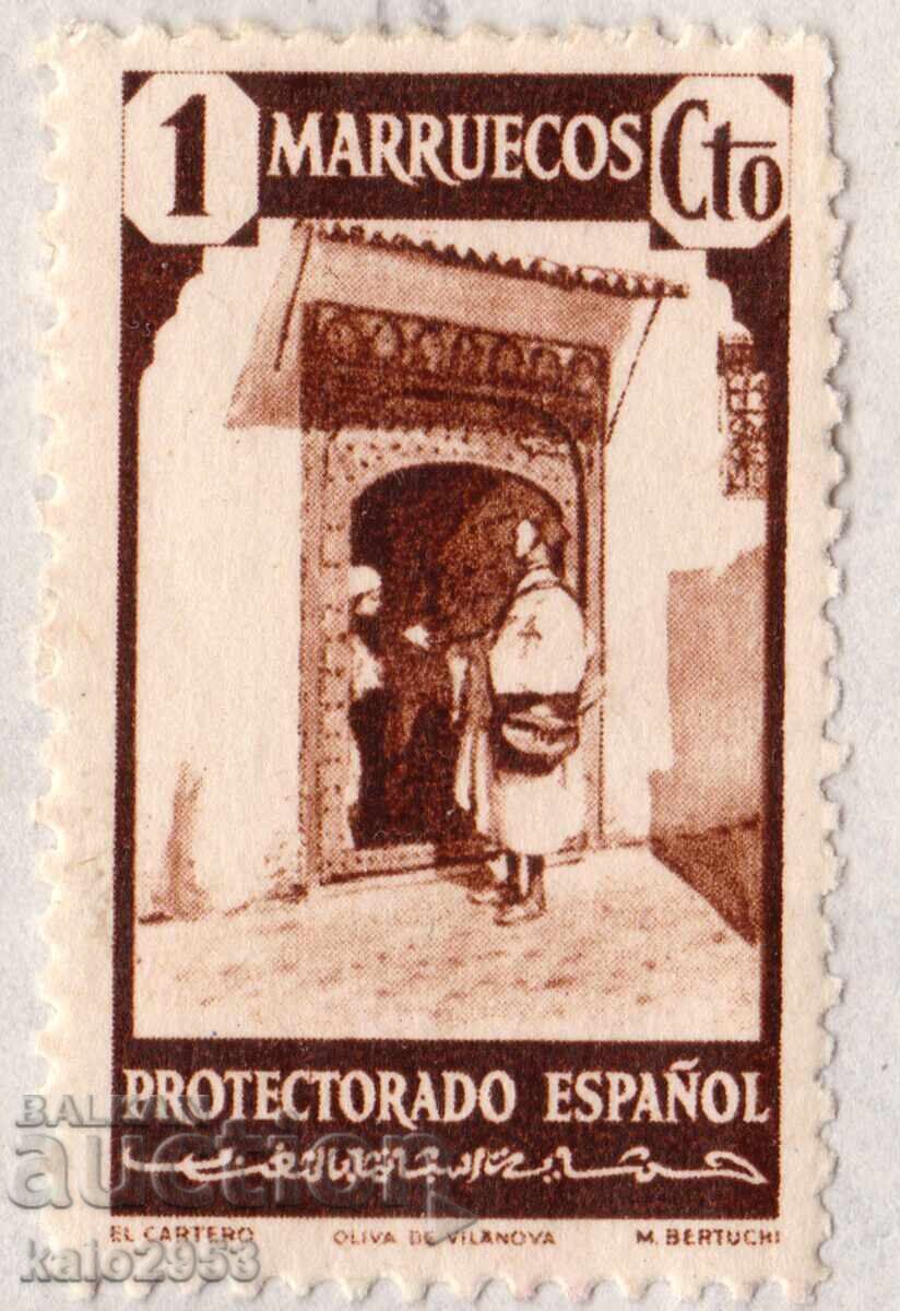 Испанско Мароко-1940-Редовна-Пощалйон,MLH Испанско Мароко-1940-Редовна-Пощалйон,MLH