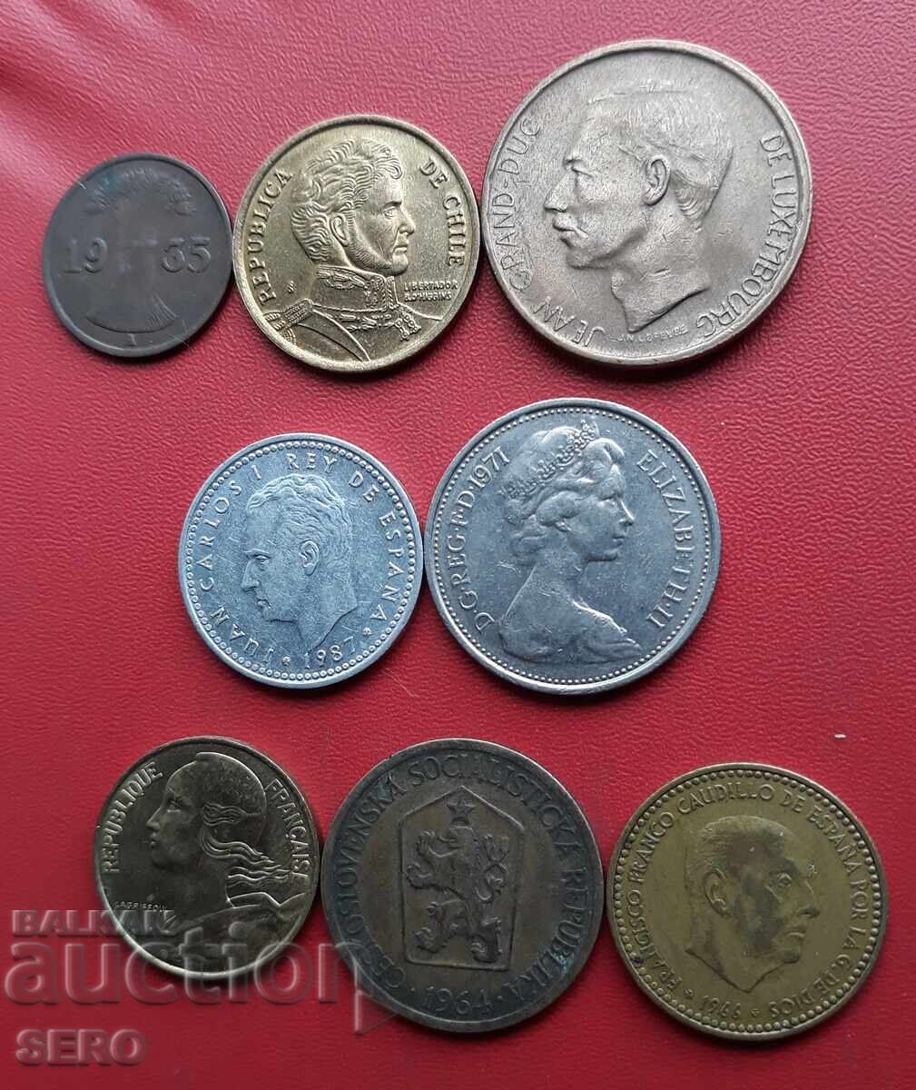 Lot mixt de 8 monede cu preț € 0.51 | 1.00 BGN