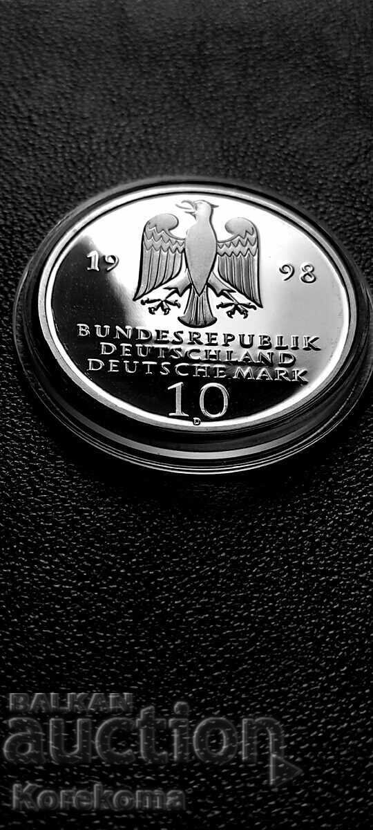 10 Germ. Marki 1998 - Francke - Srebro ot 1-va st. BZTS. Prochetete opisanieto με τιμή € 0.01 | 0.02 BGN