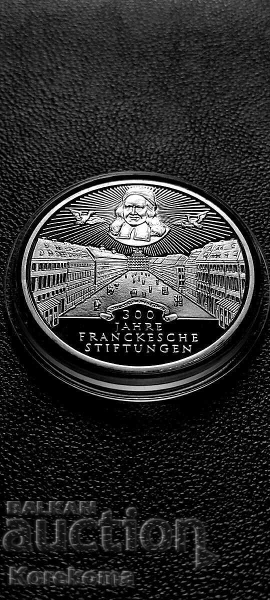 10 Germ. Marki 1998 - Francke - Srebro ot 1-va st. BZTS. Prochetete opisanieto